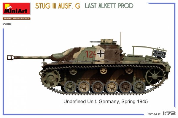 MiniArt 72110 StuG III Ausf. G Last Alkett Prod 1/72
