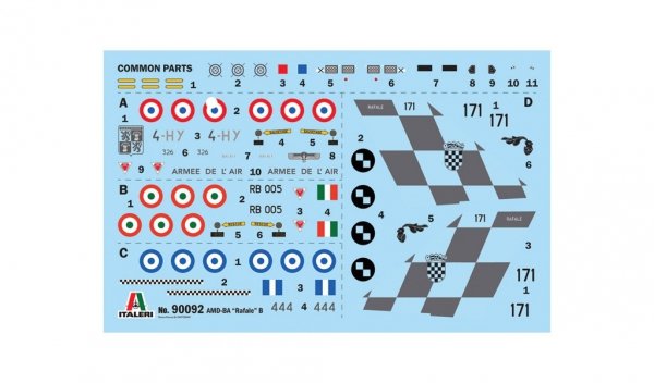 Italeri 90092 Rafale B 1/72