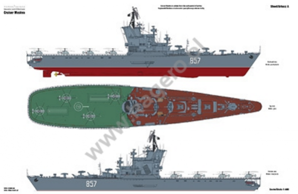 Kagero 7055 The Cruiser Moskva EN/PL