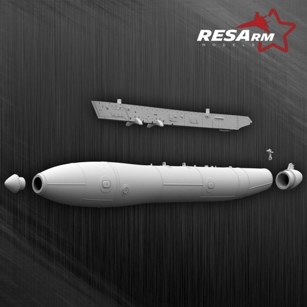 RESARM 48-06024 Dassault Rafale2000L - fuel tanks (3D resin printing) 1/48