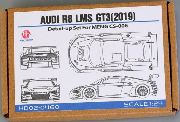 Hobby Design HD02-0460 Audi R8 LMS GT3 (2019) Detail Set for Meng CS-006 Kit 1/24