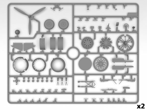ICM 48352 HP.52 Hampden B.Mk.I WWII British bomber (100% new molds) 1/48