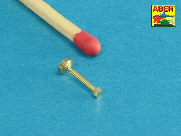 Aber 16109 Turned imitation of Hexagonal bolts 1,6 x 6,0 mm x 25 pcs. (1:16)