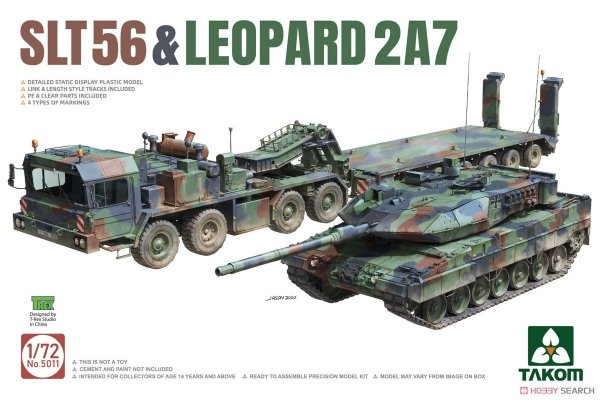 Takom 5011 SLT56 &amp; Leopard 2 A7 1/72