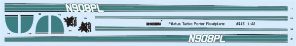 Roden 445 Pilatus PC-6B2/H4 Turbo Porter Floatplane 1/48