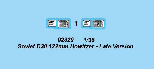 Trumpeter 02329 Soviet D-30 122mm Howitzer - Late Version (1:35)