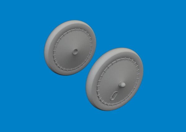 Eduard 6481045 Bulldog wheels AIRFIX 1/48
