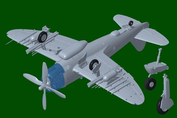 Trumpeter 02427 P-47D Thunderbolt Razorback 1/24