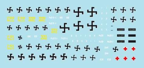 Star Decals 72-A1005 Finnish Tanks in WW2 # 1. KV-1 m/1942, KV-1E, ISU-152, PzKpfw IV Ausf J, T-37A and T-38 1/72