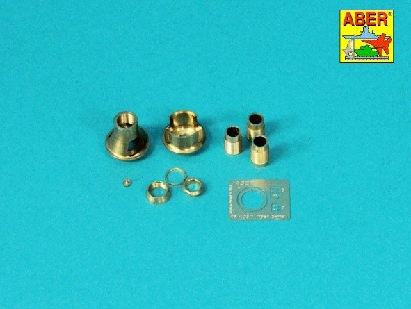 Aber 16l-32 Late muzzle brake for barrels in / późny hamulec do luf używanych w: PzKpfw. IV, Ausf. H: StuG. III, Ausf. G-Late, PaK 40 Middle 1/16