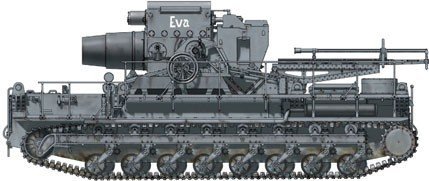 Hobby Boss 82904 Morser KARL- Geraet 040/041 initial chassis (1:72)