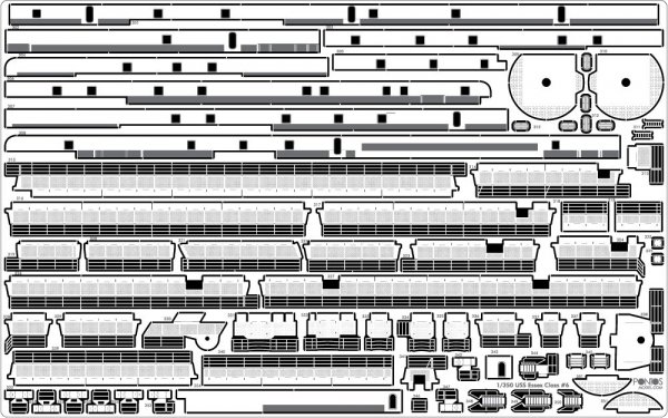 Pontos 35004F1 USS CV-10 Yorktown 1944 Detail Up Set (1:350)