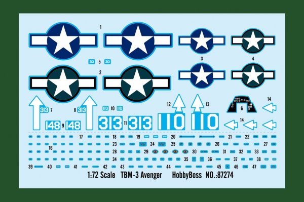 Hobby Boss 87274 TBM-3 Avenger 1/72
