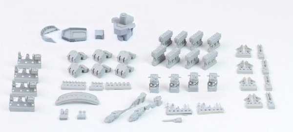 Pontos 35007F1 USS BB-61 Iowa 1984 Detail Up Set (1:350)