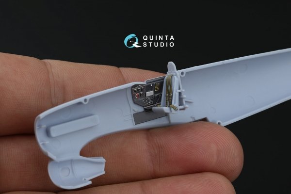 Quinta Studio QD72154 Typhoon Mk.1B Late 3D-Printed coloured Interior on decal paper (Airfix) 1/72
