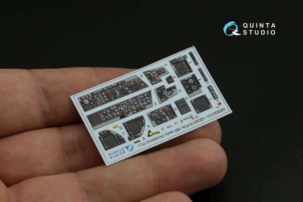 Quinta Studio QDS-32131 F/A-18D Early 3D-Printed &amp; coloured Interior on decal paper (Academy) (Small version) 1/32