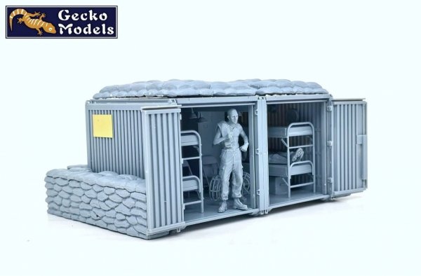 Gecko Models 35GM0116 US Army Base Temporary Dormitories in (Vietnam War Era) 1/35