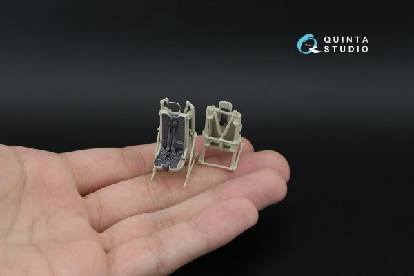 Quinta Studio QD+35169 SH-60F Seahawk 3D-Printed &amp; coloured Interior on decal paper (Kitty Hawk) (with 3D-printed resin parts) 1/35