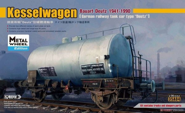 Sabre 35A04MW Kesselwagen Bauart Deutz (1941-1990) -  Metal Whell Edition 1/35
