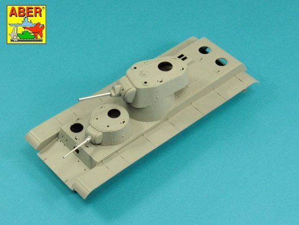 Aber 35L-318 Główne uzbrojenie do radzieckiego ciężkiego czołgu SMK 1X76,2mm L-11, 1x45mm M1932 1/35