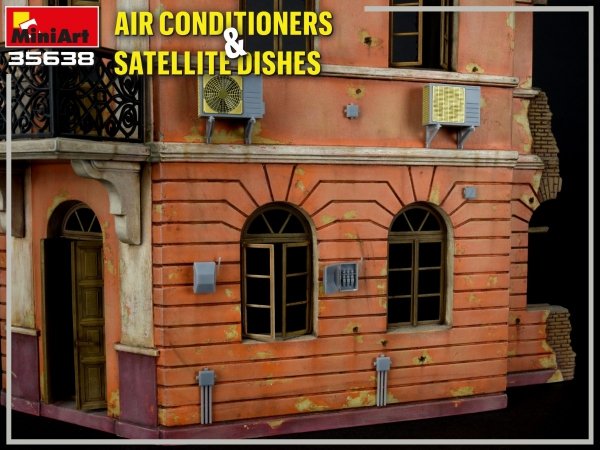 MiniArt 35638 Air Conditioners &amp; Satellite Dishes 1/35
