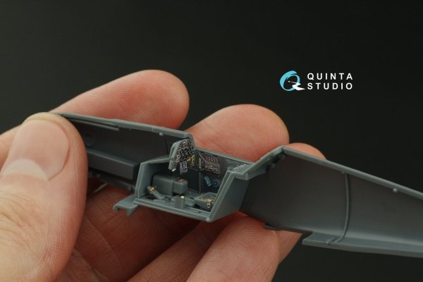 Quinta Studio QD72169 Bf 109G 3D-Printed coloured Interior on decal paper (Eduard) 1/72