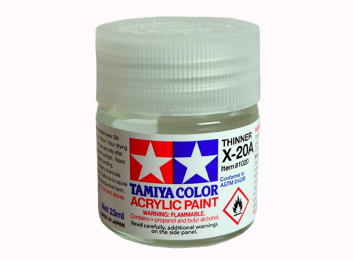 Tamiya 81020 X-20A Acrylic Thinner / Rozcieńczalnik do farb akrylowych 23ml