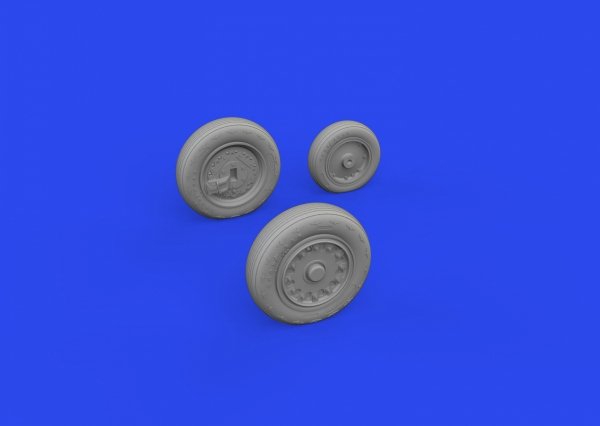 Eduard 648934 J-35 Draken wheels Type 1 HASEGAWA 1/48