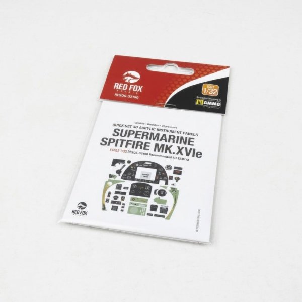 Red Fox Studio QS-32190 Spitfire Mk.XVIe for Tamiya kit 1/32
