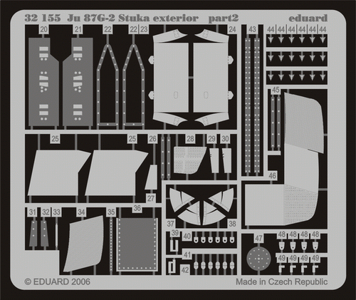 Eduard 32155 Ju 87G-2 Stuka exterior 1/32 HASEGAWA