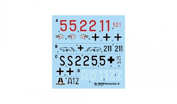 Italeri 90290 Pz. Kpfw. V Panther Ausf. D 1/35