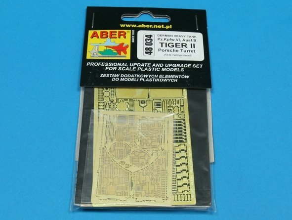 Aber 48034 Pz.Kpfw.VI, Ausf.B TIGER II z wieżą Porsche Tamiya 1/48