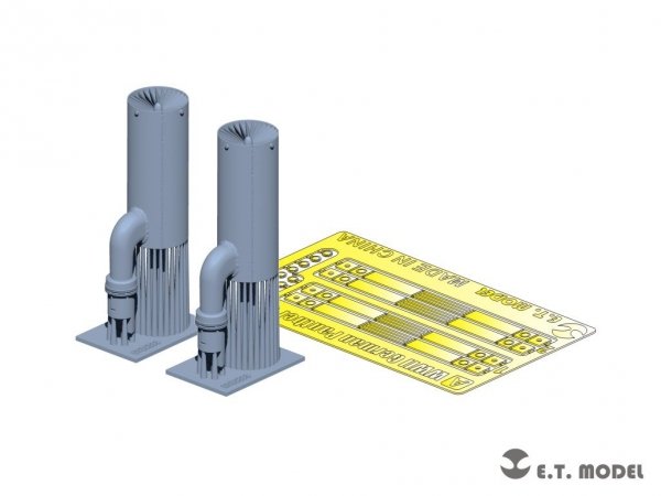 E.T. Model P35-233 Exhaust Muffler (Flammvernichter) for Panther G Late 1/35