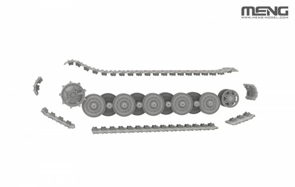 Meng Model 72-010 German Heavy Tank Sd.Kfz. 182 King Tiger (Porsche Turret) 1/72