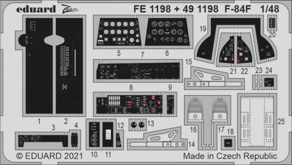 Eduard FE1198 F-84F KINETIC 1/48
