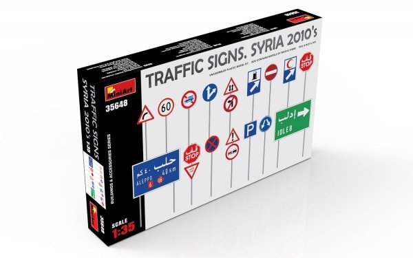 Miniart 35648 TRAFFIC SIGNS. SYRIA 2010’s 1/35