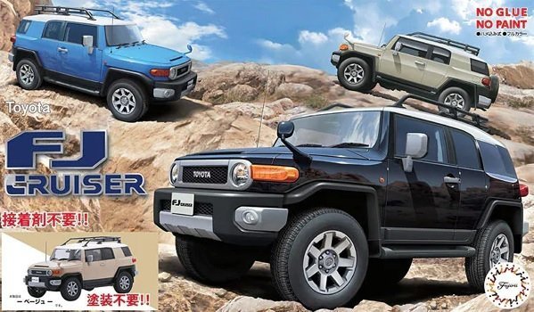 Fujimi 066172 Toyota FJ Cruiser (Beige) 1/24