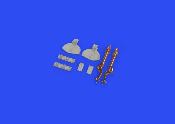 Eduard 648695 A6M undercarriage legs BRONZE EDUARD 1/48