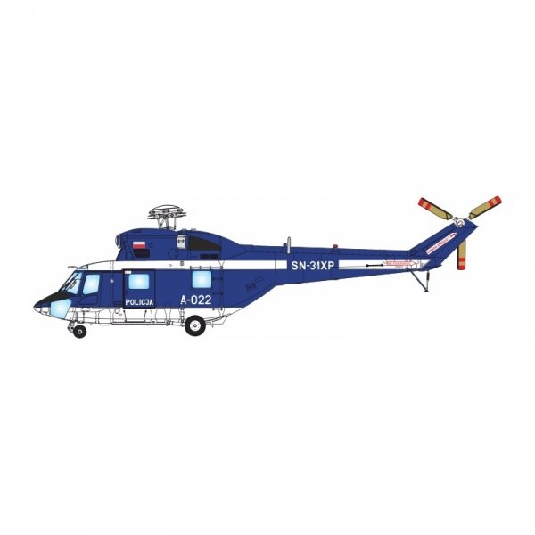 Answer AA72006 PZL W-3 Sokół Polska Policja 1/72
