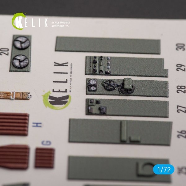 KELIK K72150 Bristol Beauhfighter TF.X - interior 3D decals for Airfix kit 1/72