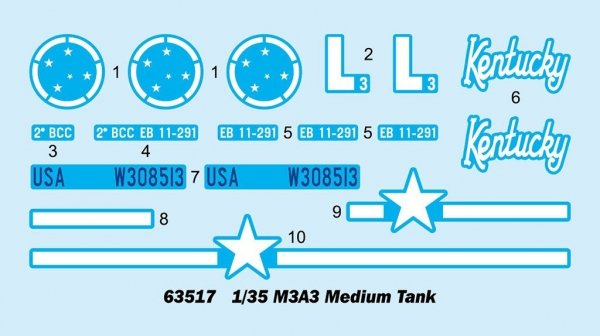 I Love Kit 63517 M3A3 Medium Tank 1/35