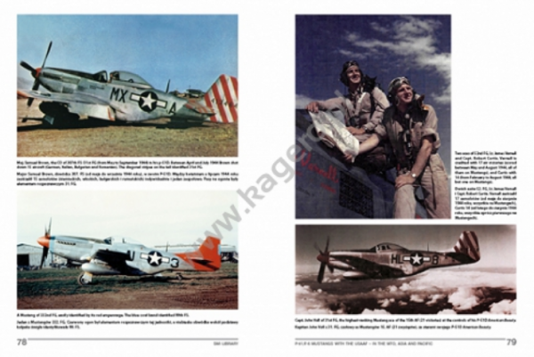 Kagero 19012 P-51/F-6 Mustangs with the USAAF – in the MTO, Asia and Pacific EN/PL