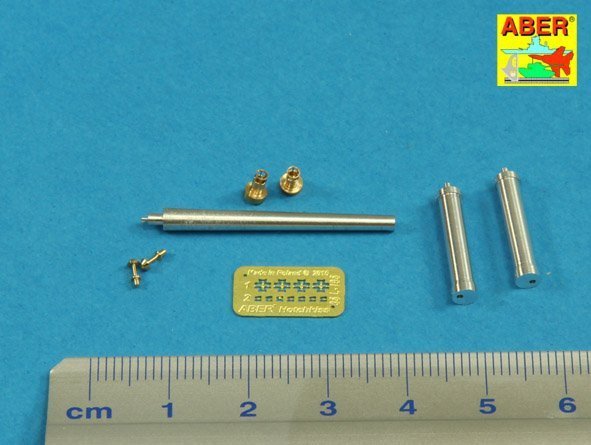 Aber 35L-198 Armament for British Vickers Medium Tank MK I OQF 3 pdr Vickers x1 pcs. 0.303 Vickers x2pcs. (1:35)