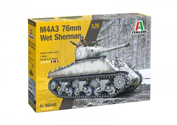 Italeri 96440 M4A3 76mm WET SHERMAN 1/35