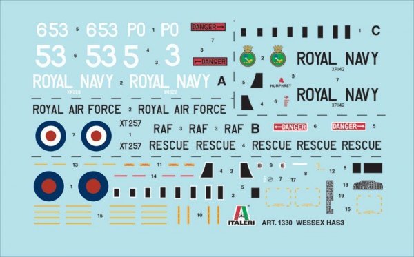 Italeri 1330 Wessex HAS.3 - Falklands War (1:72)