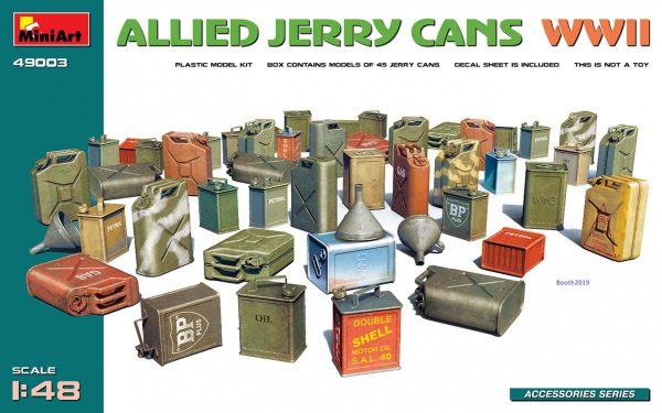 MiniArt 49003 ALLIED JERRY CANS WW2 1/48