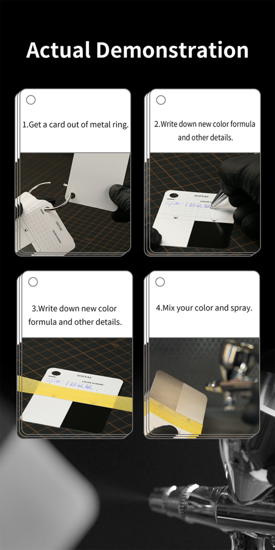 DSPIAE CC-01 Color Test Card Keychain Model Tool