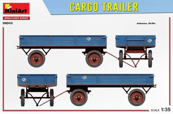 MiniArt 38043 GERMAN CARGO TRAILER 1/35