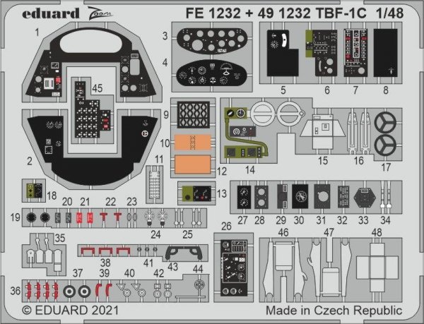 Eduard BIG49315 TBF-1C ACADEMY 1/48