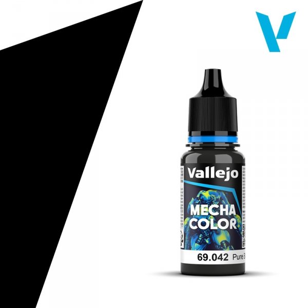 Vallejo 69042 Pure Black - Mecha Color 18ml